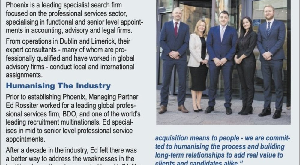 Phoenix - Your Professional Search Partners - Sunday Business Post